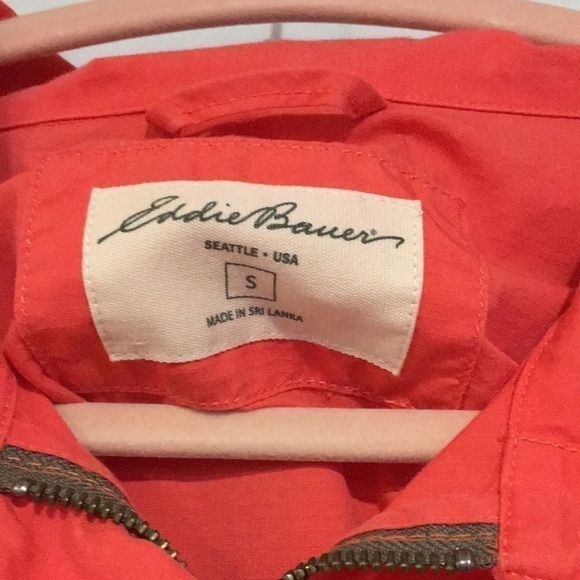 Eddie Bauer Lightweight Utility Cargo Spring Jacket Sz Small - Picture 2 of 5